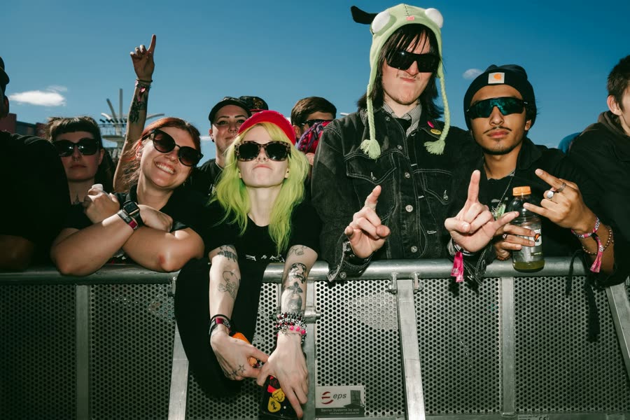 Festival crowd photographed by Luther Redd