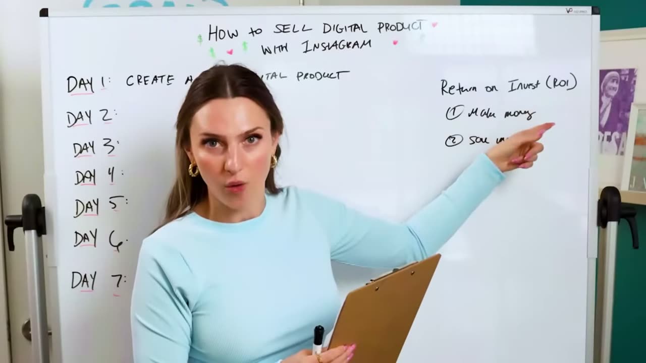 Maria Wendt: still from How To Use Instagram To Sell Digital Products (Free Course)